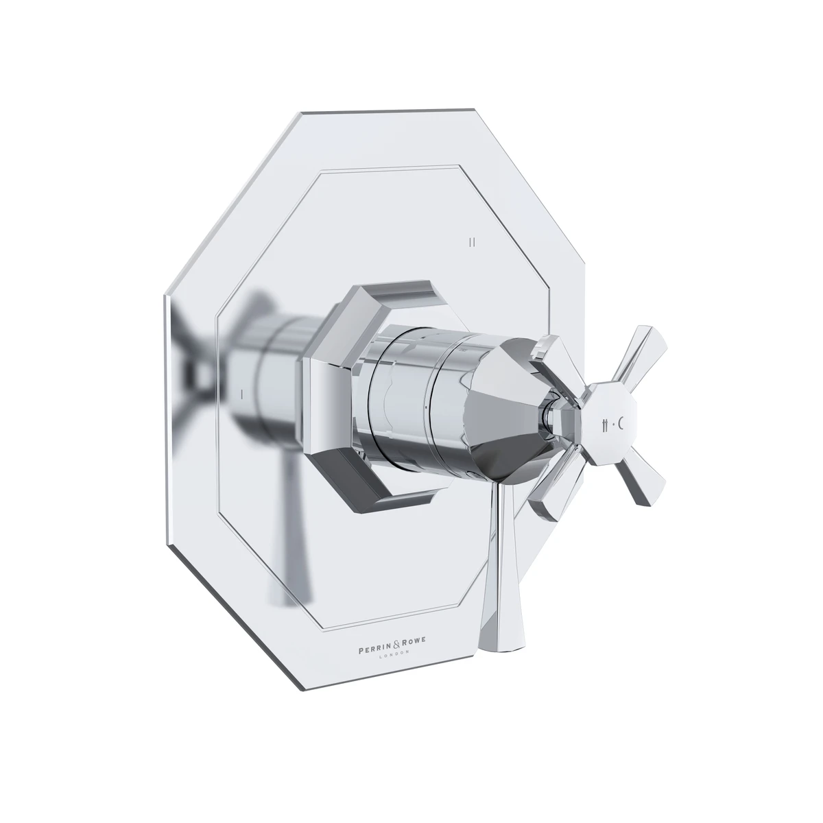 PERRIN & ROWE Deco™ 1/2" Therm & Pressure Balance Trim With 3 Functions - Image 1