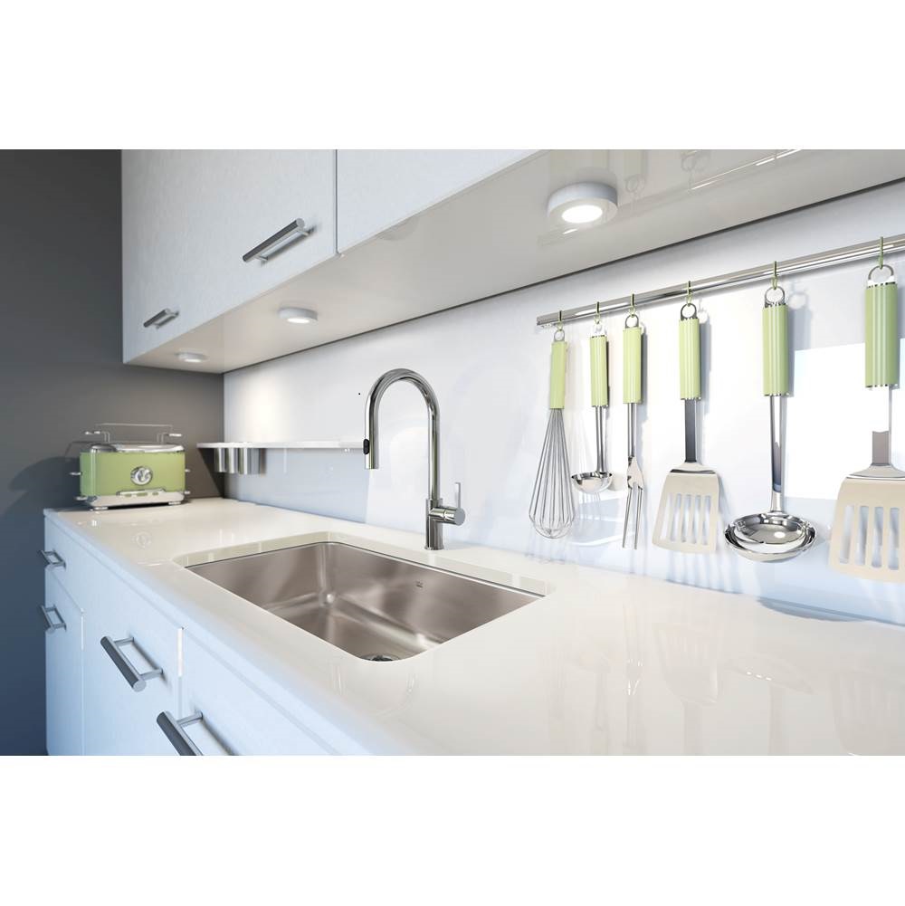 KINDRED (FRANK)Steel Queen 32.75-in LR x 18.75-in FB Undermount Single Bowl Stainless Steel Kitchen Sink - Image 3