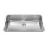 KINDRED (FRANK)Steel Queen 32.75-in LR x 18.75-in FB Undermount Single Bowl Stainless Steel Kitchen Sink - Thumbnail Image 1