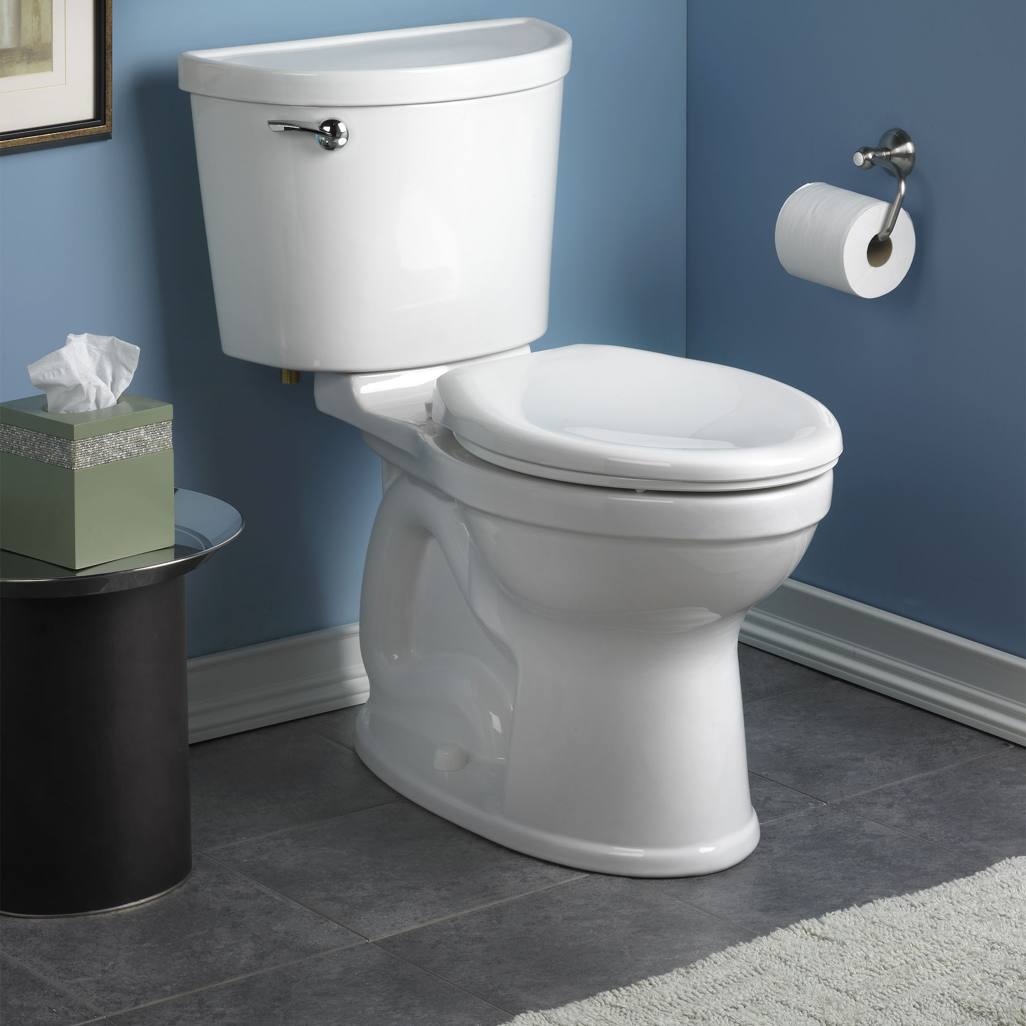 American Standard Champion® PRO Two-Piece 1.28 gpf/4.8 Lpf Standard Height Elongated Toilet Less Seat - Image 1