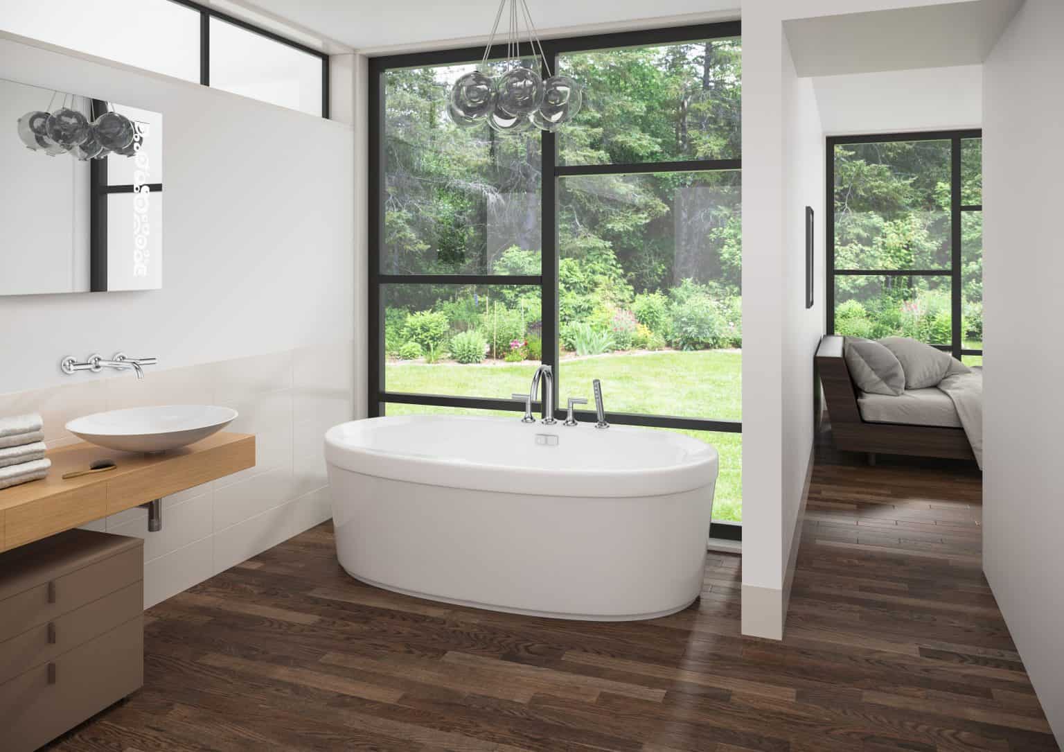 Mirolin Cari™ acrylic freestanding bathtub - Image 1