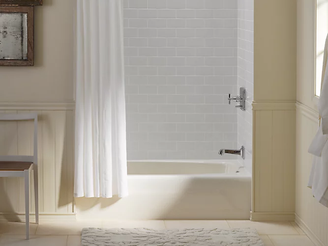 KOHLER Seaforth™54" x 30-1/4" alcove bath with right-hand drain - Image 2
