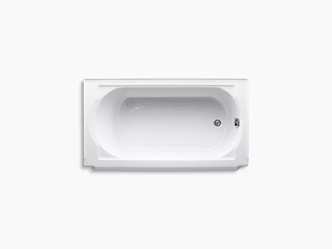 KOHLER Memoirs®60" x 33-3/4" alcove bath with right-hand drain - Image 2