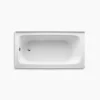 KOHLER Bancroft® 60" x 32" alcove bath with integral apron, integral flange and right-hand drain - Thumbnail Image 3