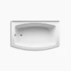 KOHLER Expanse®60" x 32" alcove bath with curved integral apron and right-hand drain - Thumbnail Image 2
