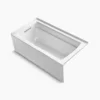 KOHLER Archer®60" x 32" alcove bath with integral apron, integral flange - Thumbnail Image 1