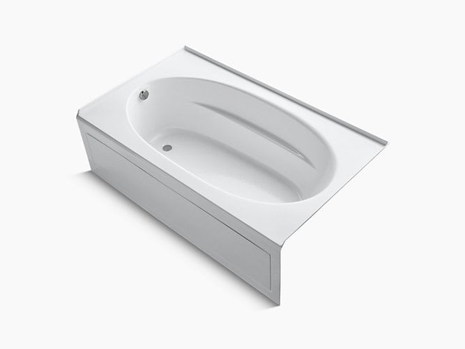 KOHLER Windward®72" x 42" alcove bath with integral apron and right-hand drain - Image 1