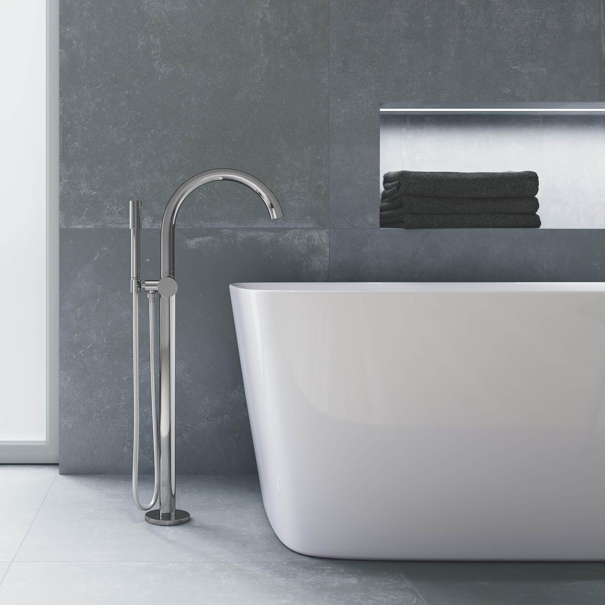 GROHE DEFINED  SINGLE-HANDLE FREESTANDING TUB FAUCET WITH 6.6 L/MIN (1.75 GPM) HAND SHOWER - Image 3