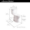 American Standard Champion® PRO Two-Piece 1.6 gif/6.0 Lpf Chair Height Round Front Toilet Less Seat - Thumbnail Image 2