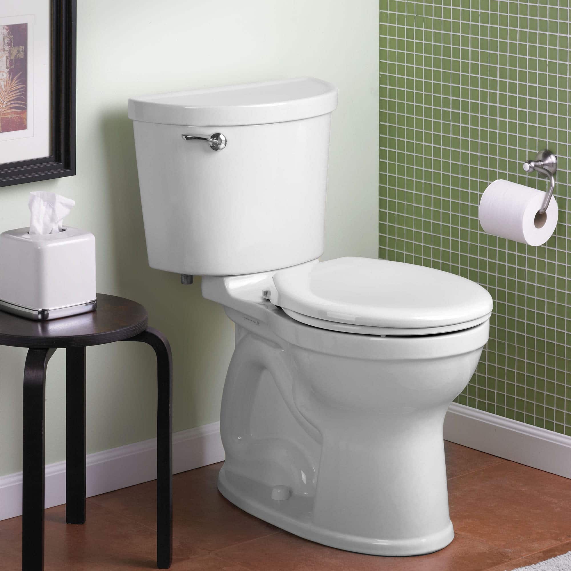 American Standard Champion® PRO Two-Piece 1.6 gif/6.0 Lpf Chair Height Round Front Toilet Less Seat - Image 1