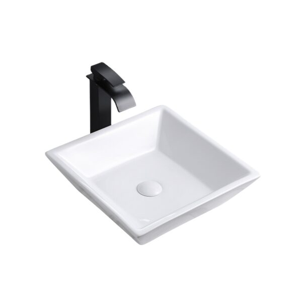 RUBY CANADA
 Vessels Ceramic Square Sink - Image 2