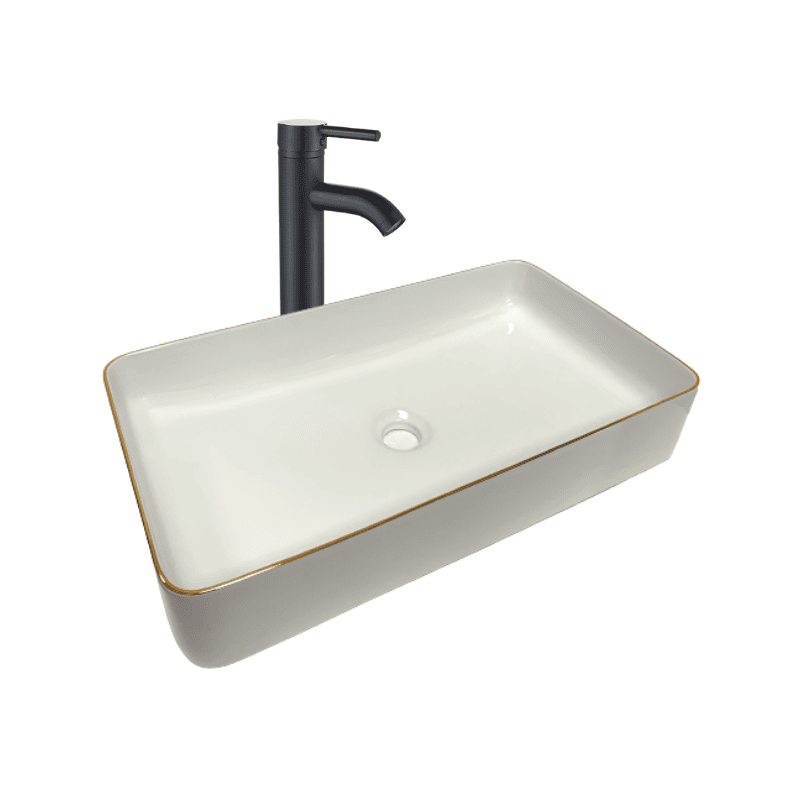 RUBY CANADA
Vessels Ceramic Rectangular Sink - Image 1