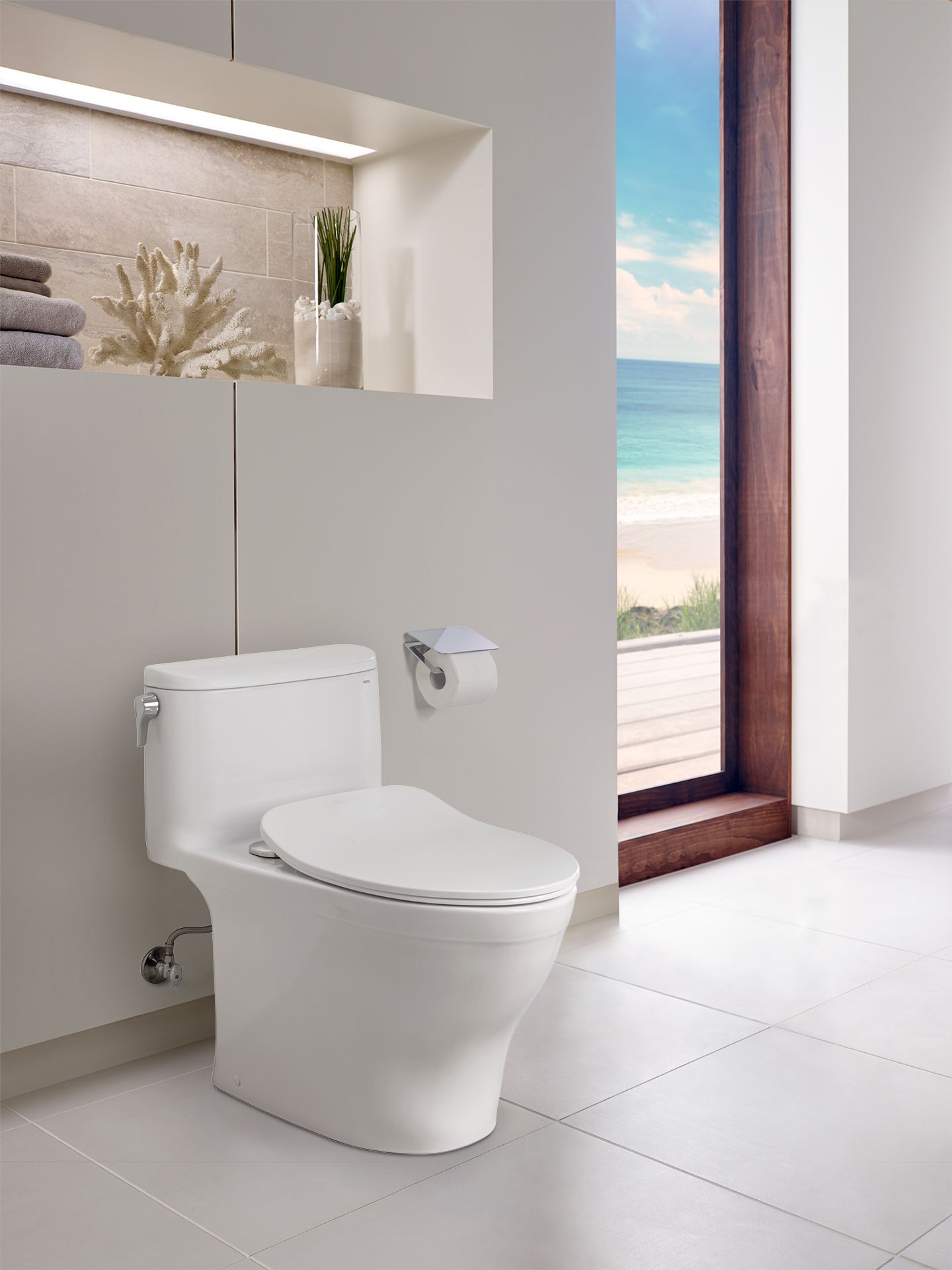 TOTO NEXUS® ONE-PIECE TOILET, 1.28 GPF, ELONGATED BOWL - SLIM SEAT - Image 3