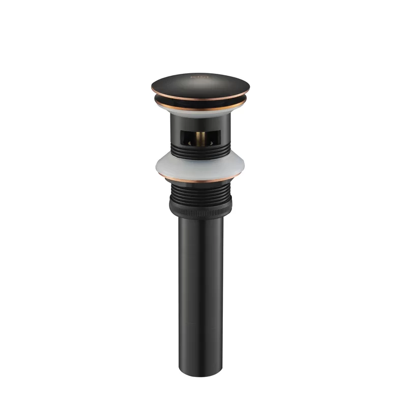 Universal Pop-up Bathroom Sink Drain With Overflow - Oil Rubbed Bronze