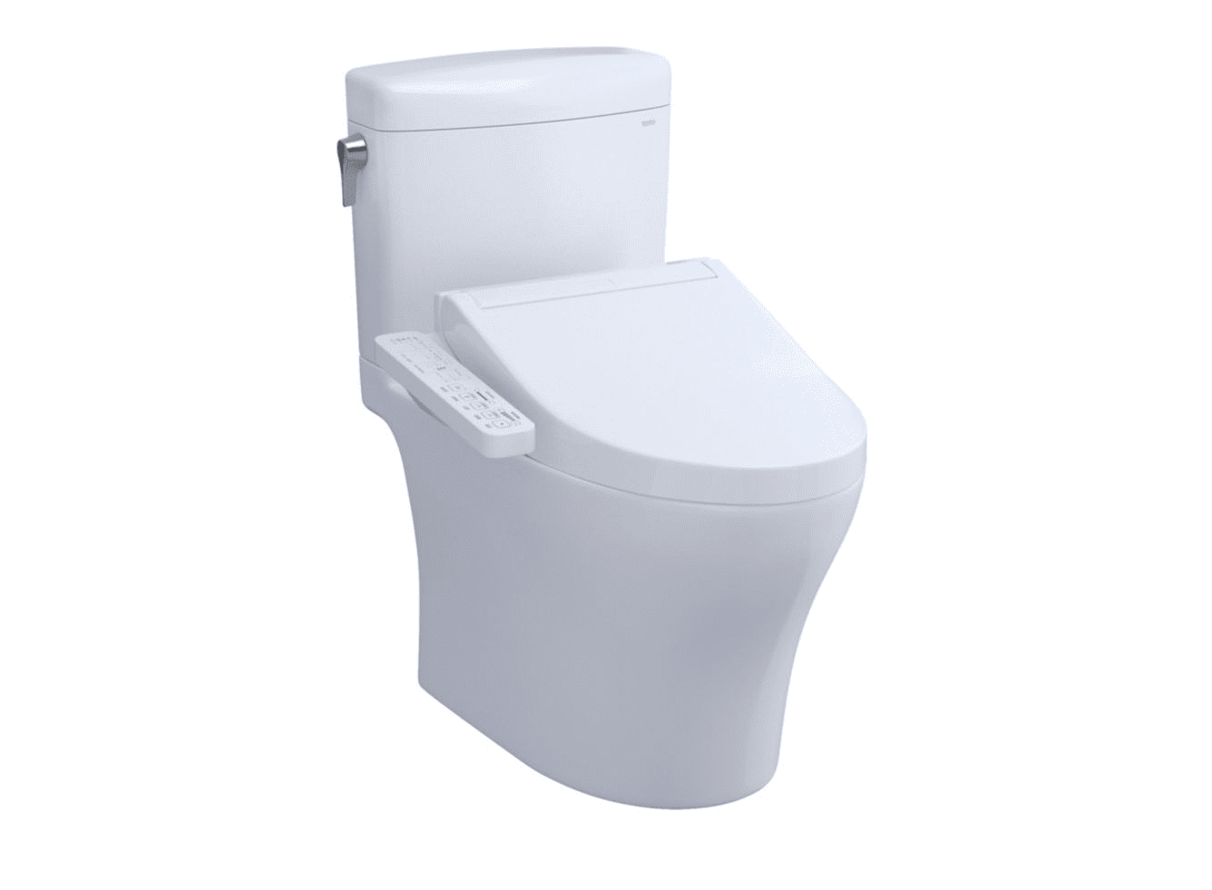 TOTO AQUIA® IV CUBE - WASHLET®+ C2 TWO-PIECE TOILET - 1.28 GPF & 0.9 GPF - NEW - Image 1