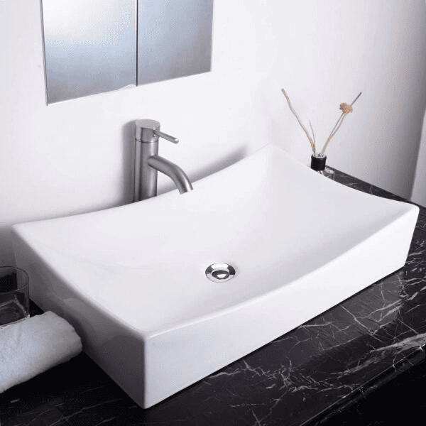 RUBY CANADA
Vessels Rectangular Ceramic Sink - Image 2