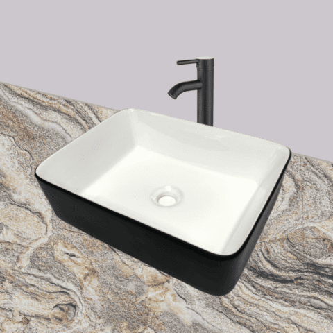 RUBY CANADA
Vessels Rectangular Ceramic Sink - Image 1