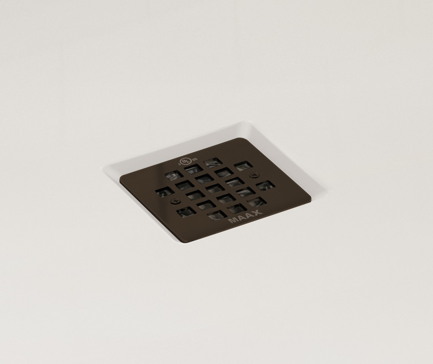 MAAX SERIES B3X 4836 Acrylic Alcove Shower Base with Anti-slip Bottom with Center Drain in White 47 7/8" x 35 7/8" x 3" - Image 6