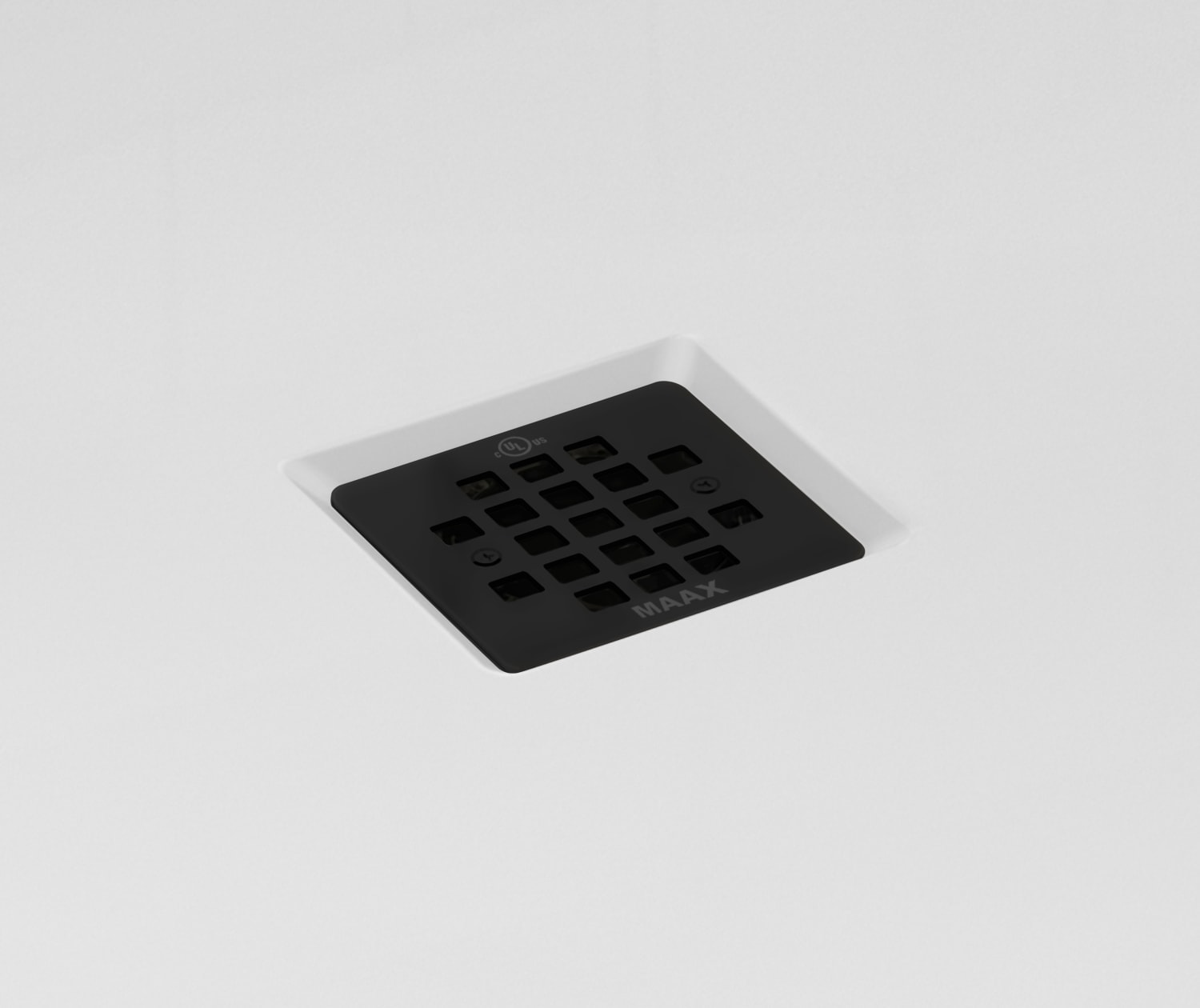 MAAX SERIES B3X 4836 Acrylic Alcove Shower Base with Anti-slip Bottom with Center Drain in White 47 7/8" x 35 7/8" x 3" - Image 2