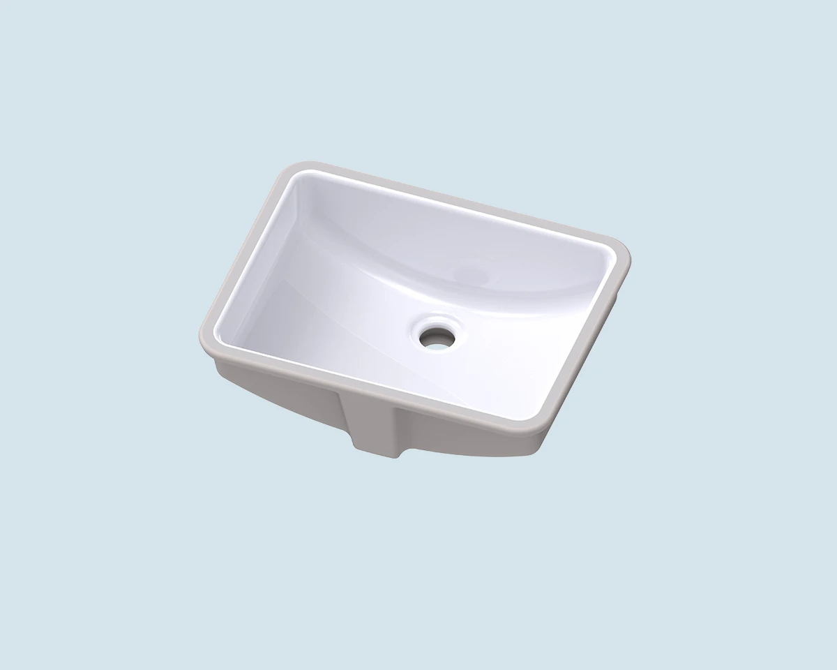Caroma Citi Square 18 Undermount Ceramic Vanity Basin - Image 1