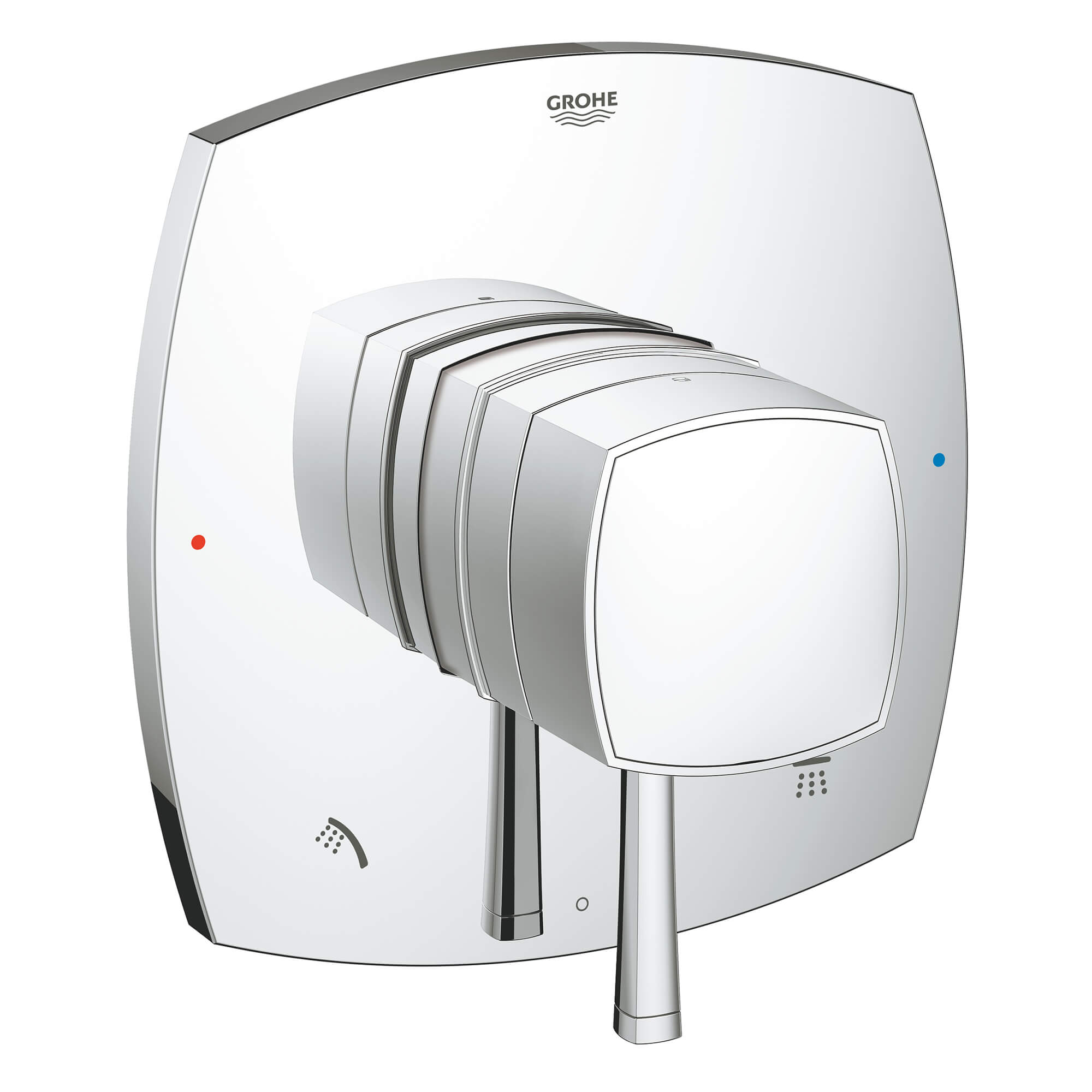 GROHE GRANDERA® DUAL FUNCTION PRESSURE BALANCE TRIM WITH CONTROL MODULE - Image 1