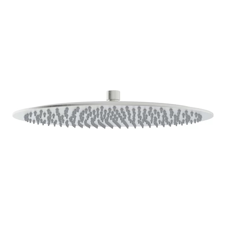 RUBY 8” Shower Head Round Brushed Nickel - Image 1