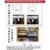 RUBY Canada Freestanding Bathtub POP UP Drain Trim Kit - Thumbnail Image 2
