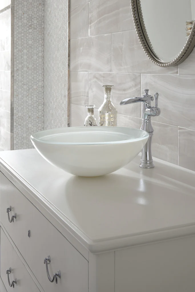 DELTA CASSIDY BATHROOM VESSEL SINK FAUCET WITH CHANNEL SPOUT - Image 2