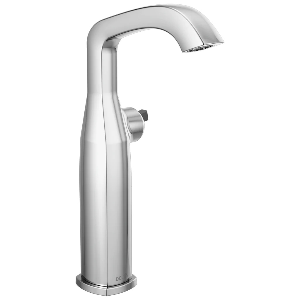 DELTA STRYKE BATHROOM VESSEL SINK FAUCET (LESS HANDLE) - Image 1