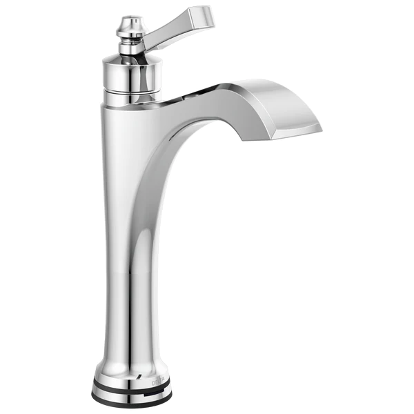 DELTA DORVAL MID-HEIGHT BATHROOM VESSEL SINK FAUCET WITH LEVER HANDLE - Image 1