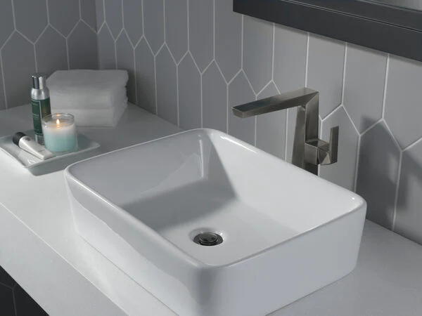 DELTA TRILLIAN BATHROOM VESSEL SINK FAUCET - Image 2