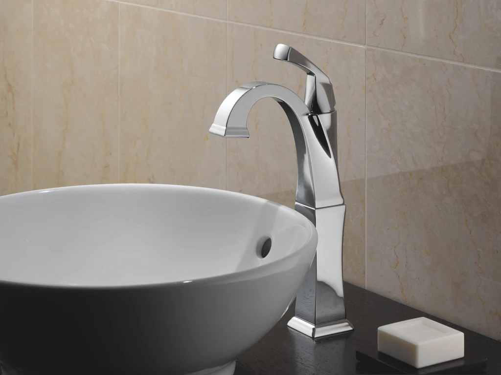 DELTA DRYDEN BATHROOM VESSEL SINK FAUCET - Image 6