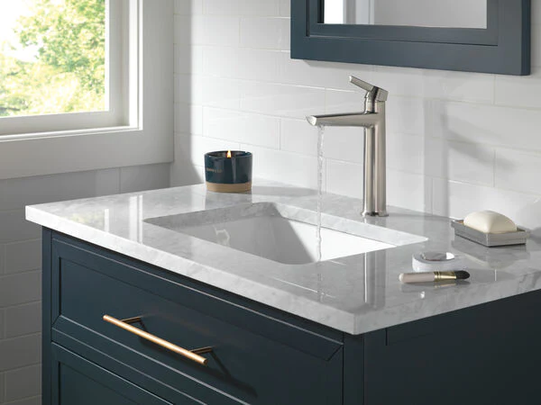 DELTA GALEON MID-HEIGHT BATHROOM VESSEL SINK FAUCET - Image 5