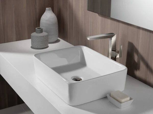 DELTA TRILLIAN BATHROOM VESSEL SINK FAUCET - Image 5