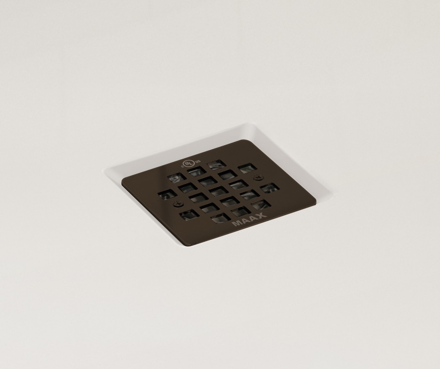 MAAX SERIES B3X 4836 Acrylic Corner Left Shower Base with Center Drain in White 47 7/8" x 35 7/8" x 3" - Image 3