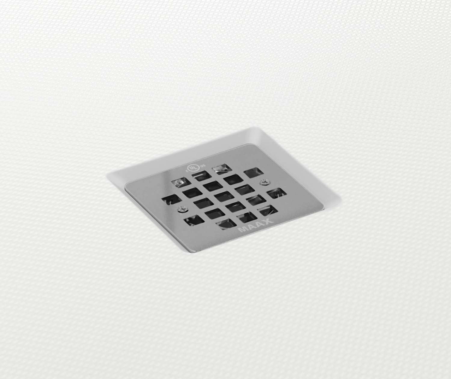 MAAX SERIES B3X 6032 Acrylic Alcove Shower Base with Right-Hand Drain in White 59 7/8" x 31 7/8" x 3" - Image 5