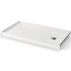MAAX SERIES B3X 6032 Acrylic Alcove Shower Base with Right-Hand Drain in White 59 7/8" x 31 7/8" x 3" - Thumbnail Image 1