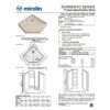 Mirolin 38″ NEO Angle Door Shower Base White - Thumbnail Image 2