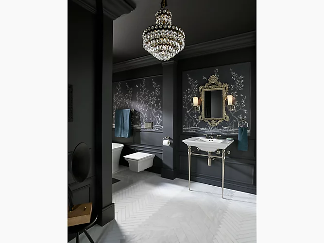 KOHLER Memoirs™Wall-hung compact elongated toilet, dual-flush - Image 2