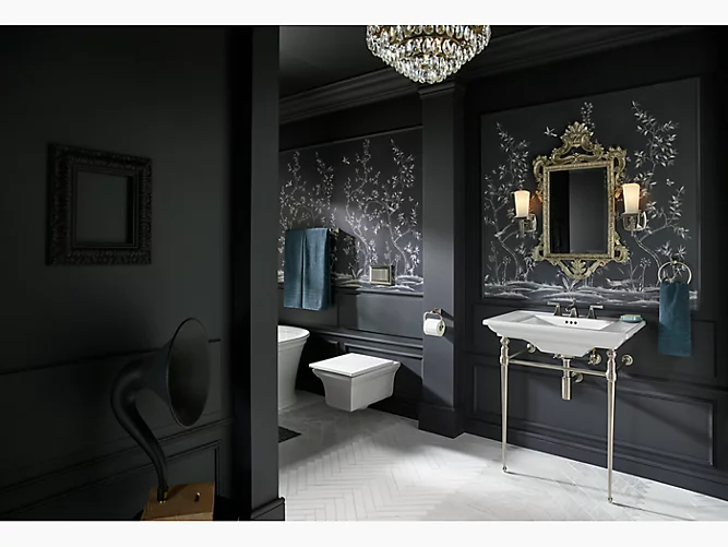 KOHLER Memoirs™Wall-hung compact elongated toilet, dual-flush - Image 3