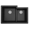 Karran+21.25''+W+Double+Bowl+Quartz+Undermount+Kitchen+Sink (3) KARRAN 32"