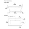 Mirolin Beacon™ acrylic freestanding bathtub - Thumbnail Image 2