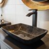 RUBY SATRO SINGLE HOLE VESSEL SINK BATHROOM FAUCET - Thumbnail Image 2