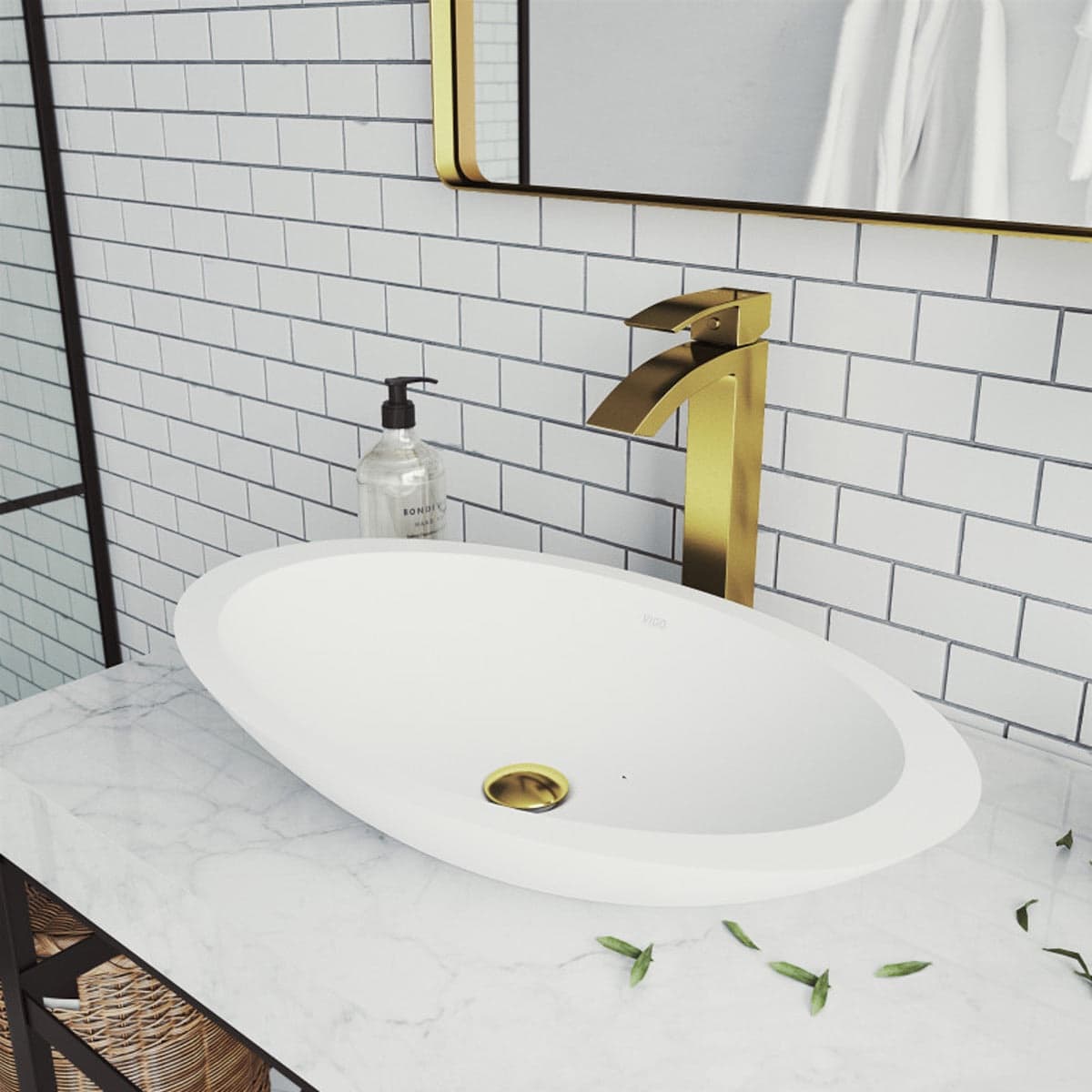 RUBY SATRO SINGLE HOLE VESSEL SINK BATHROOM FAUCET - Image 1