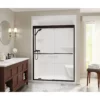 MAAX Camelia 60L x 34W x 88H Rectangular Alcove Shower Stall, Left-Drain with Right Seat in White, 3-Piece - Thumbnail Image 2