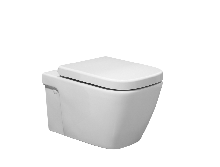 Caroma Cube Invisi Dual-flush Wall-Hung only toilet bowl - Image 1