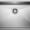 BLANCO 32"X18" RADIUS 10 U 1 BOWL SUPER SINGLE UNDERMOUNT KITCHEN SINK - STAINLESS - Thumbnail Image 1
