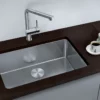 BLANCO 29"X17" ANDANO U 1 BOWL SUPER SINGLE UNDERMOUNT KITCHEN SINK - STAINLESS - Thumbnail Image 3