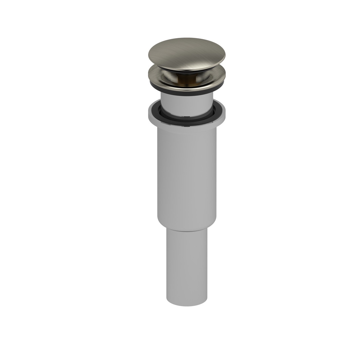 Riobel Push Drain Without Overflow - Brushed Nickel
