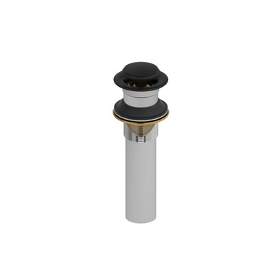 Riobel Push Drain Without Overflow - Matte Black